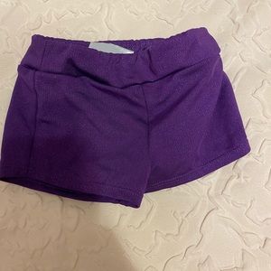 Children’s gymnastics shorts.